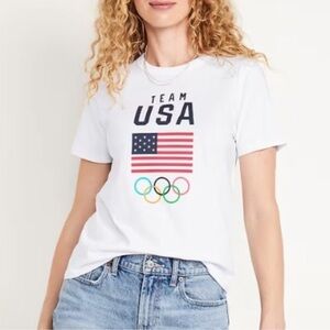 Team USA White T-Shirt Old navy Olympics graphic